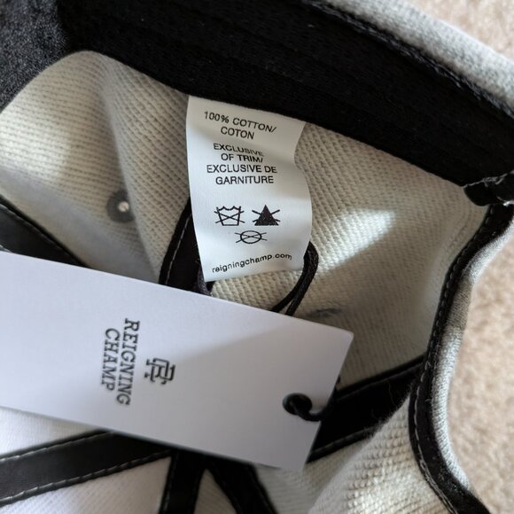 Reigning Champ 6-Panel Cotton Cap (x2) in Navy and Grey - Picture 8 of 8